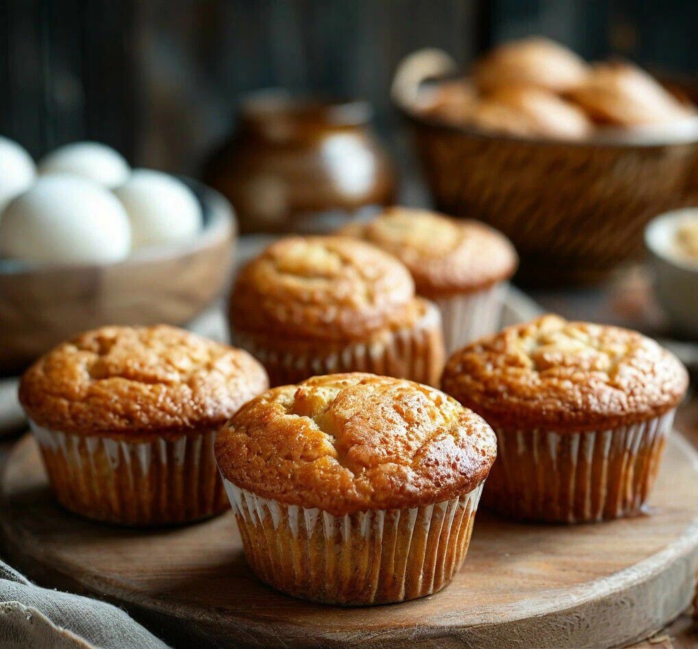 Простой рецепт выпечки для начинающих. Домашние маффины. Сготовит даже ребенок! 