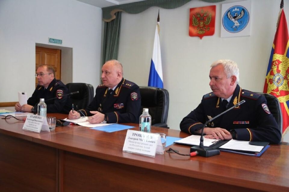    Рабочая поездка замминистра МВД России Александра Кравченко в Республику Алтай. Источник: МВД по Республике Алтай