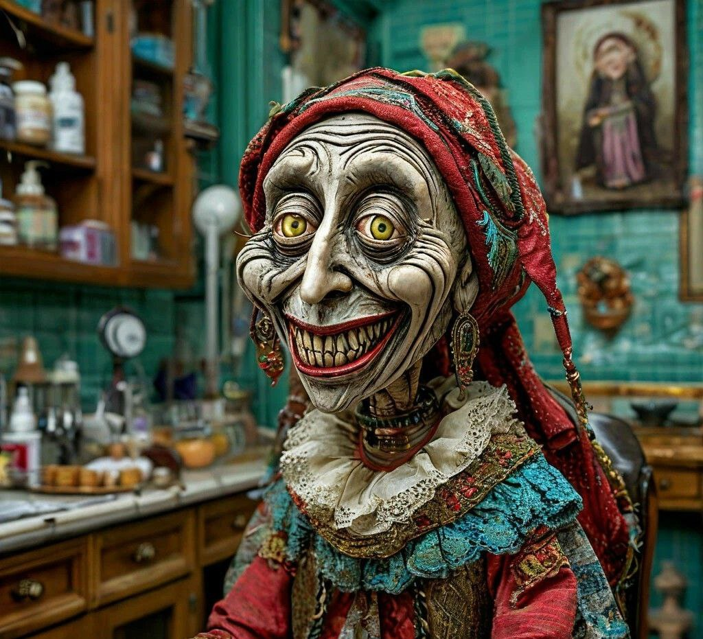 Так ИИ видит зубастую Бабу Ягу