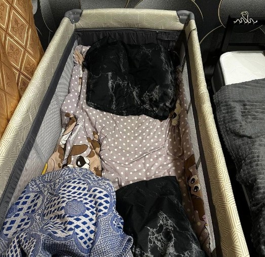 Кроватка малыша красноярской семьи. Странная кроватка. 