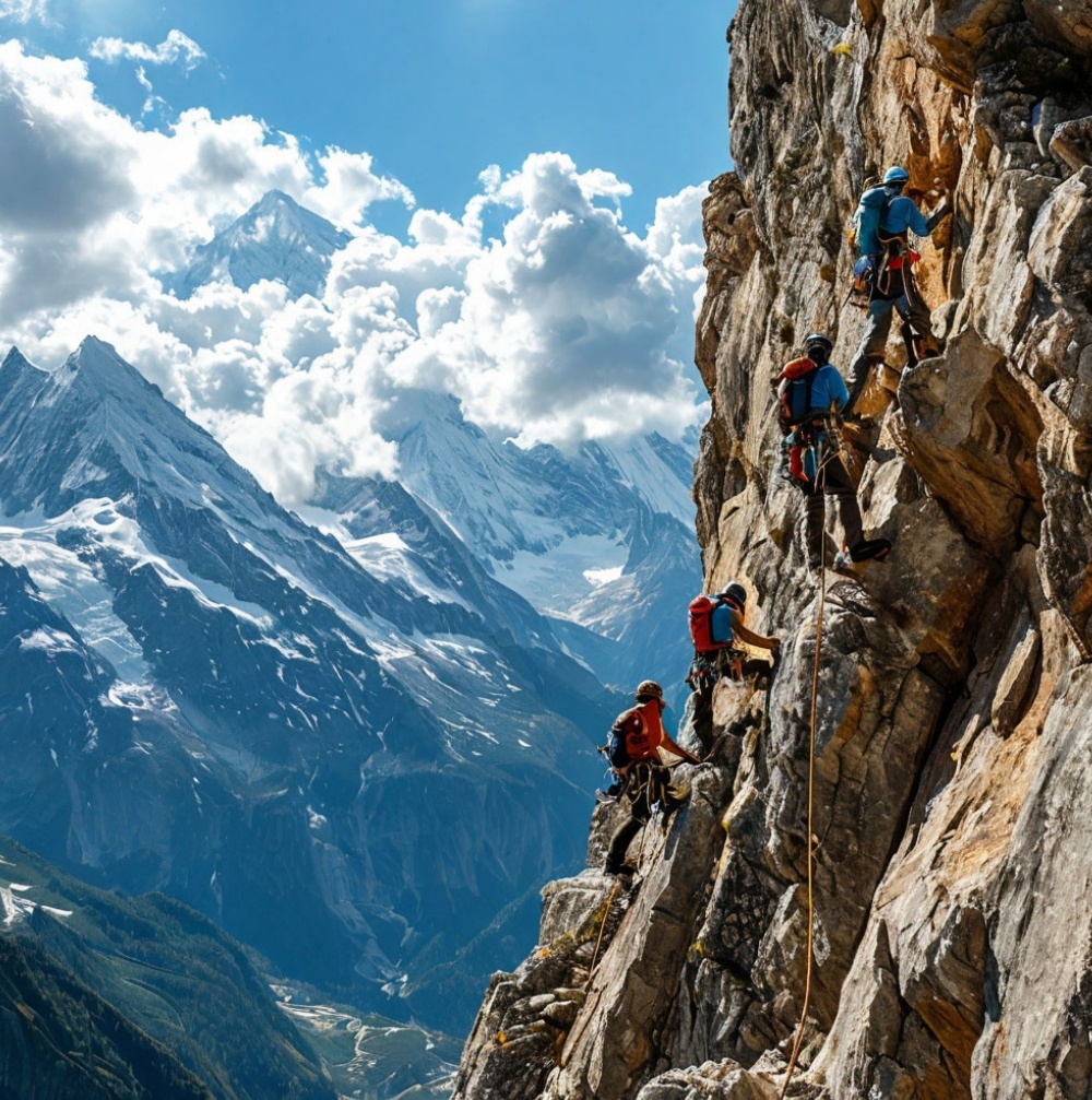 Делая каждый шаг или движение в сторону вершины, не забывай, кто идёт следом. 
