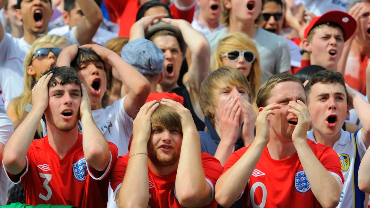 Фанаты сборной Англии