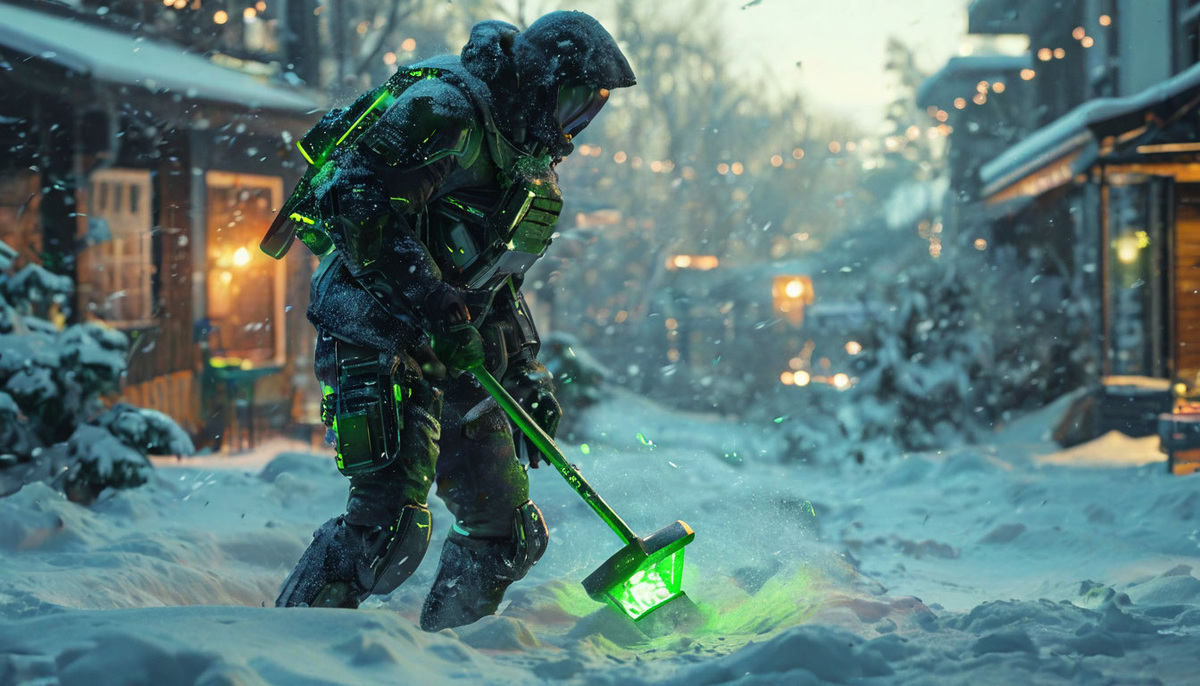 Снегоуборщик Boxbot электрический.