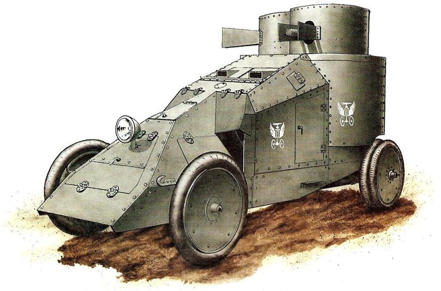 Рисунок бронеавтомобиля, изображение в свободном доступе.