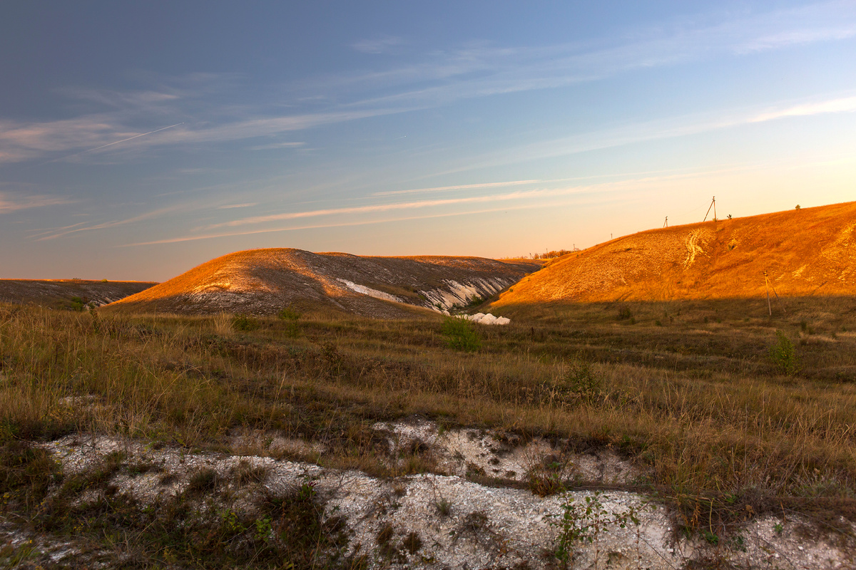 Меловые горные массивы