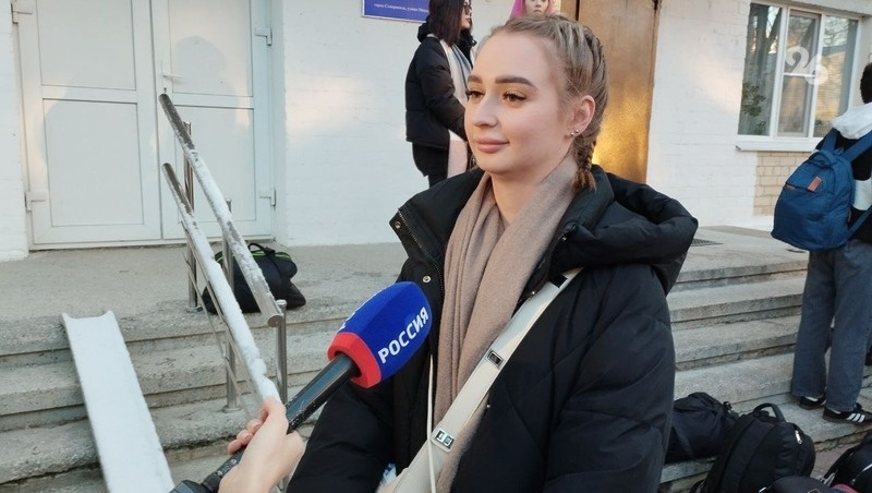    Волонтёр Эвелина Кириллова Фото: ИА «Победа26»