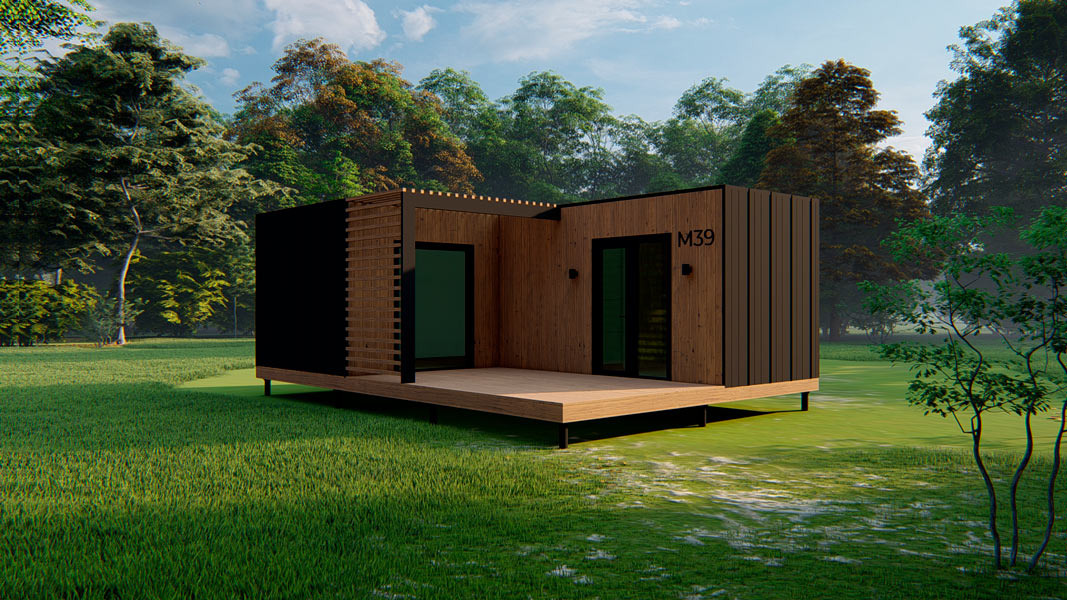 Модульный дом M39 в Барнауле