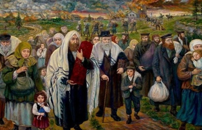 Изгнание евреев. / Фото: Pinterest