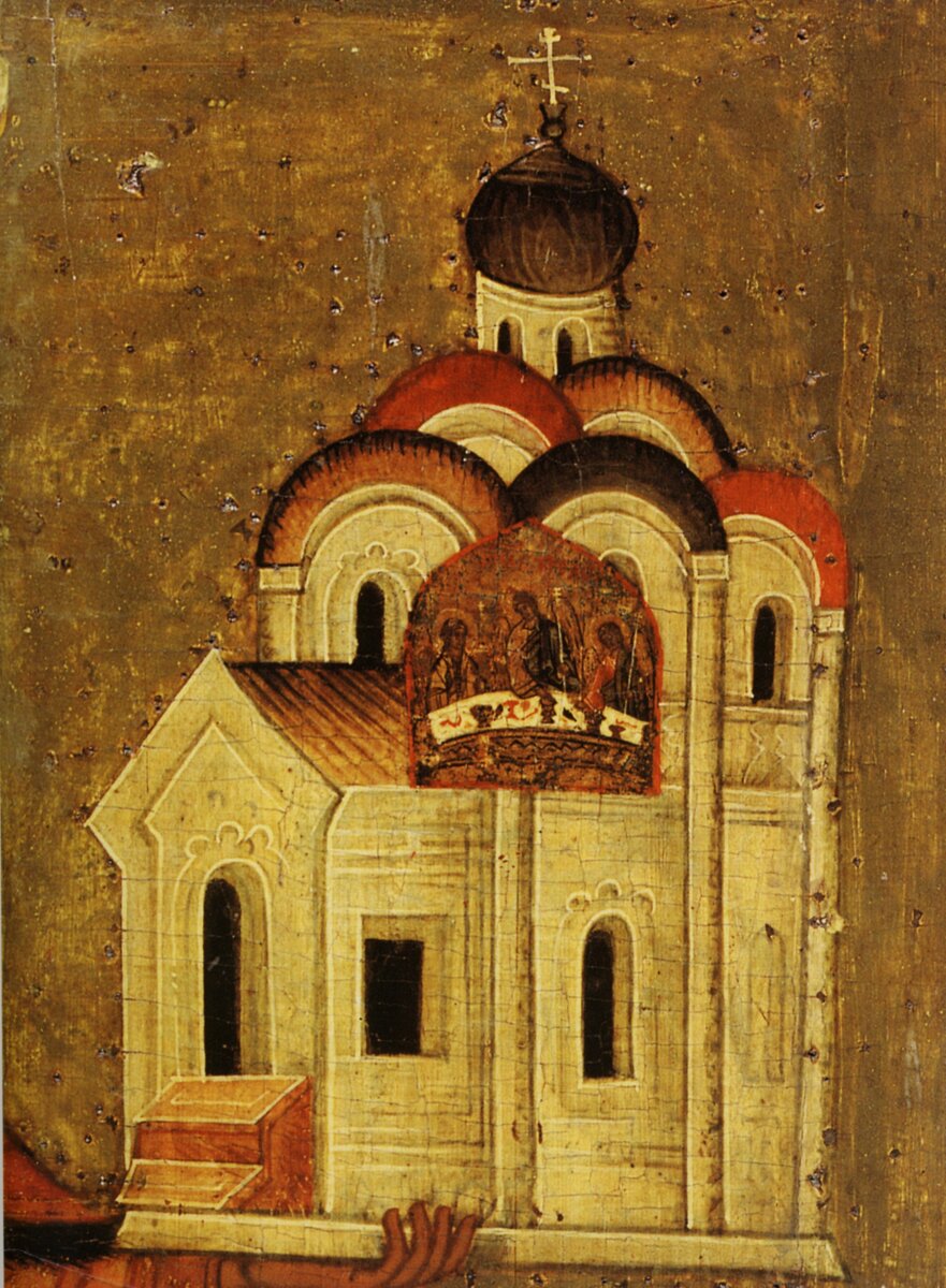 Свято-Троицкий собор - деталь иконы. 16 в.