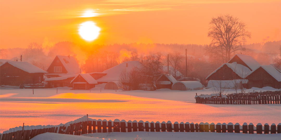 Теплые краски холодной зимы