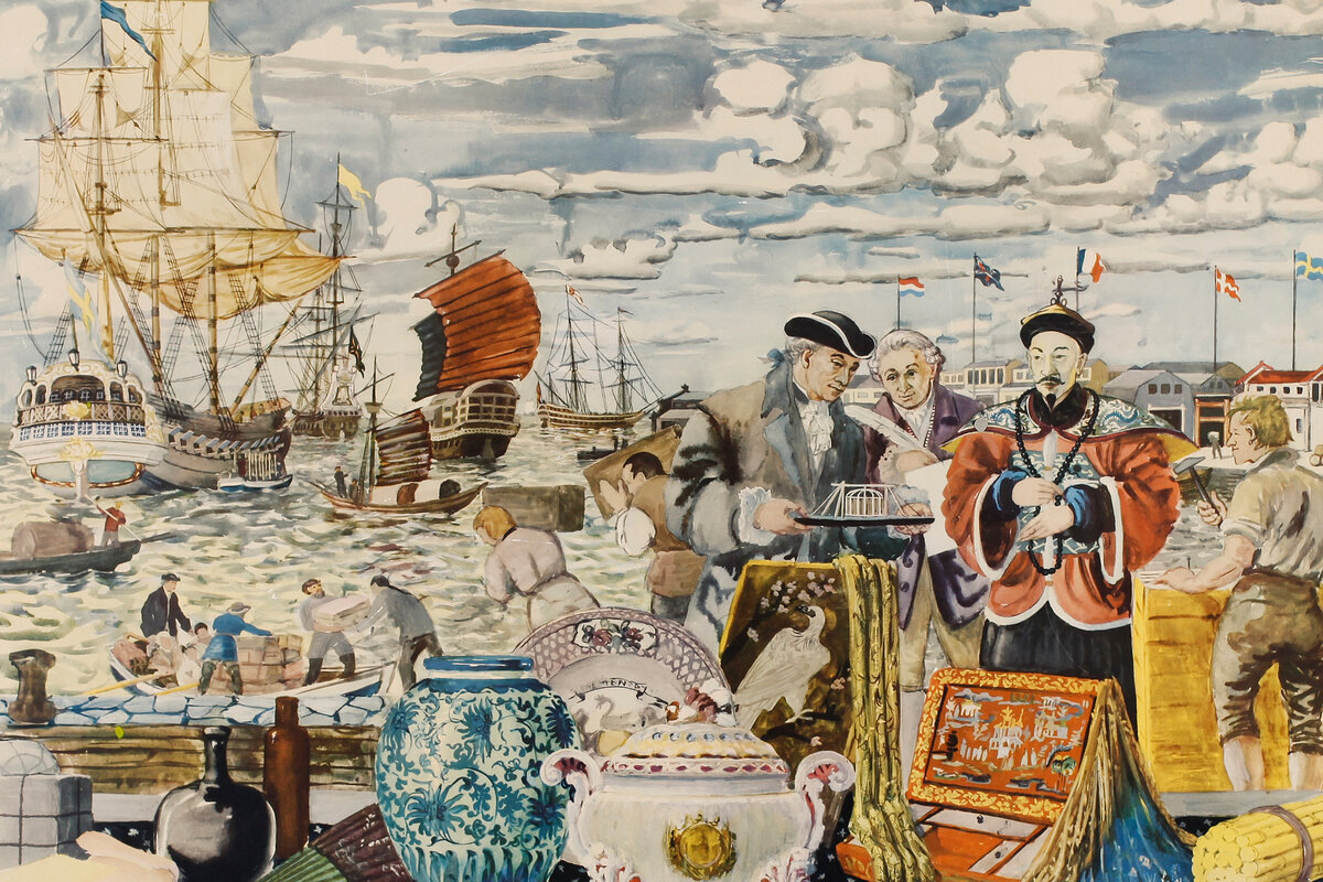 Китай и тогда был лучшим снабженцем всех товаров в мире!