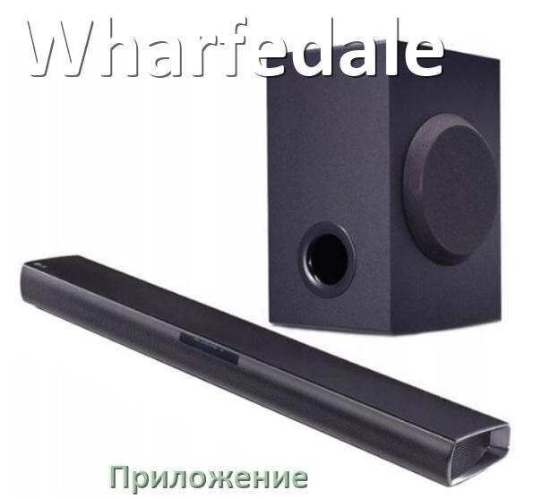 
Приложение для саундбара Wharfedale на Android и iPhone для управления