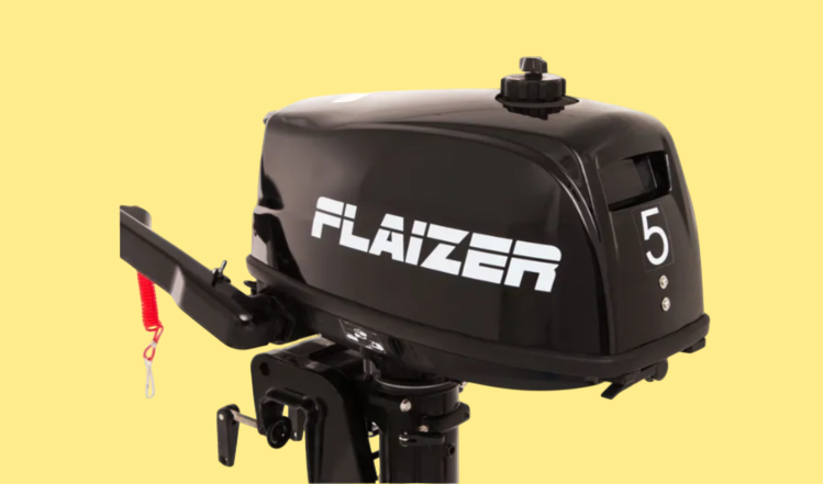 Пример - Лодочный мотор для лодки пвх бензиновый двухтактный Flaizer FZ5HS 5 л.с.