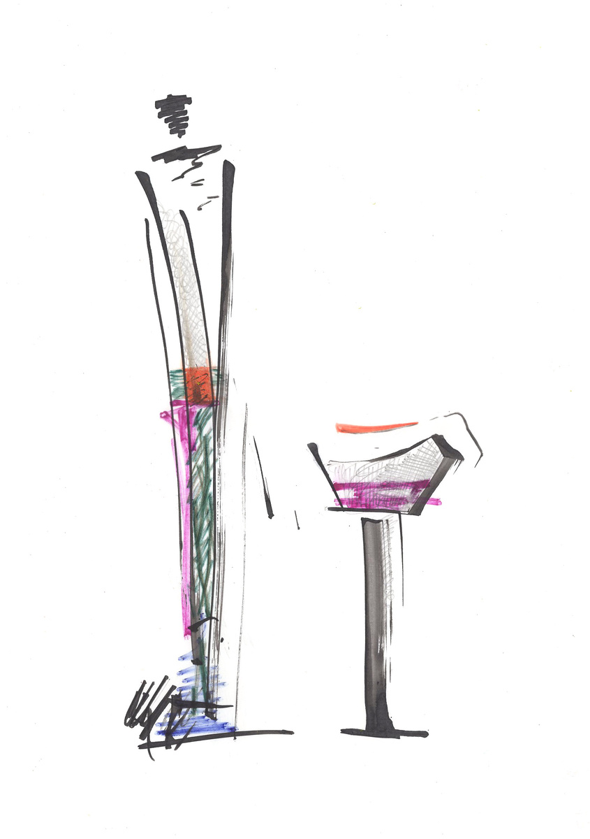 Люблю рисовать бутылки, графины, стаканы, бокалы, рюмки и пр. и пр. Как Джорджо Моранди. Посмотите, он широко представлен в интернете и любим в России. Во все времена у нас организовывали его выставки. Сейчас опубликую еще несколько работ. Кстати эта работа доступна и в продаже.