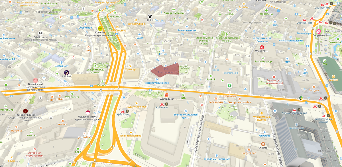 Пятно застройки ЖК Нижний Кисловский, 7