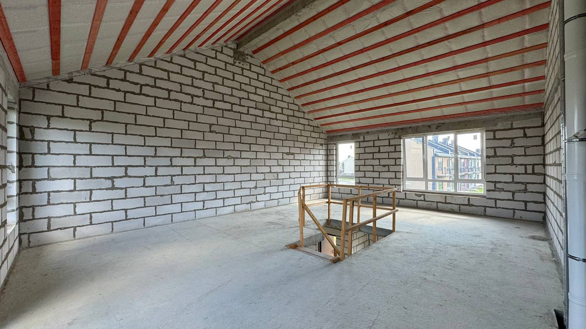 Один из вариантов домов из газобетона