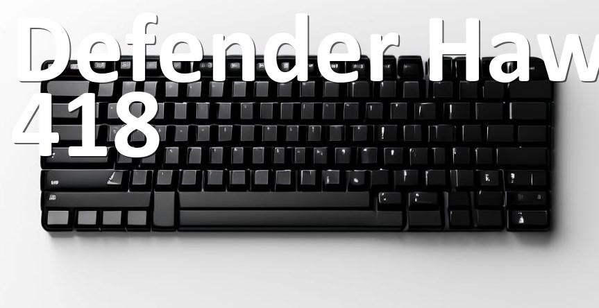 
Приложение для Defender Hawk GK-418 для настройки подсветки