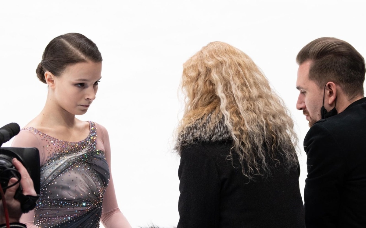 Анна Щербакова, Этери Тутберидзе, Даниил Глейхенгауз