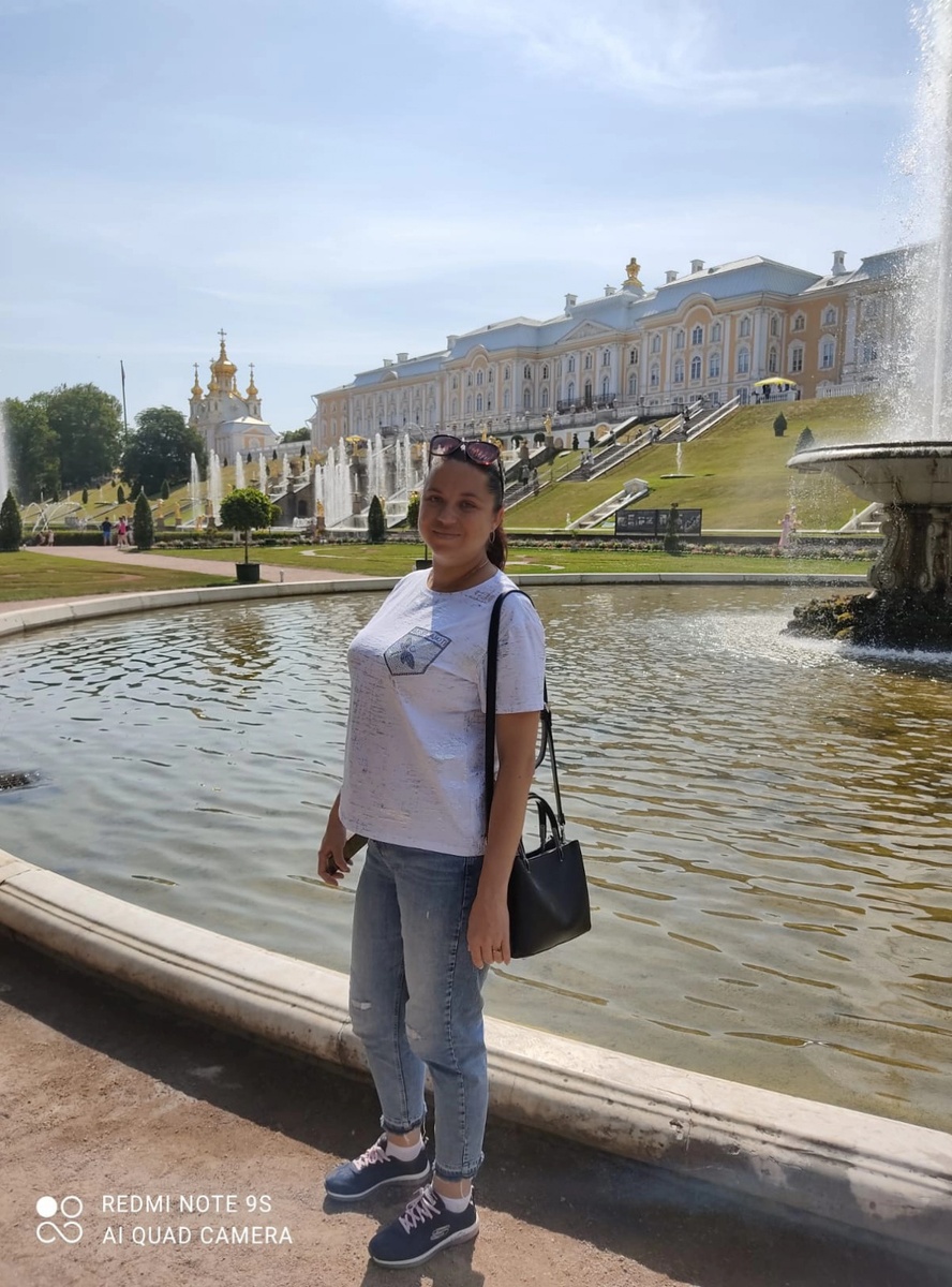 Петергоф. За месяц до выхода в декрет