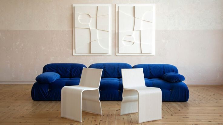 Мебель из переработанных материалов.