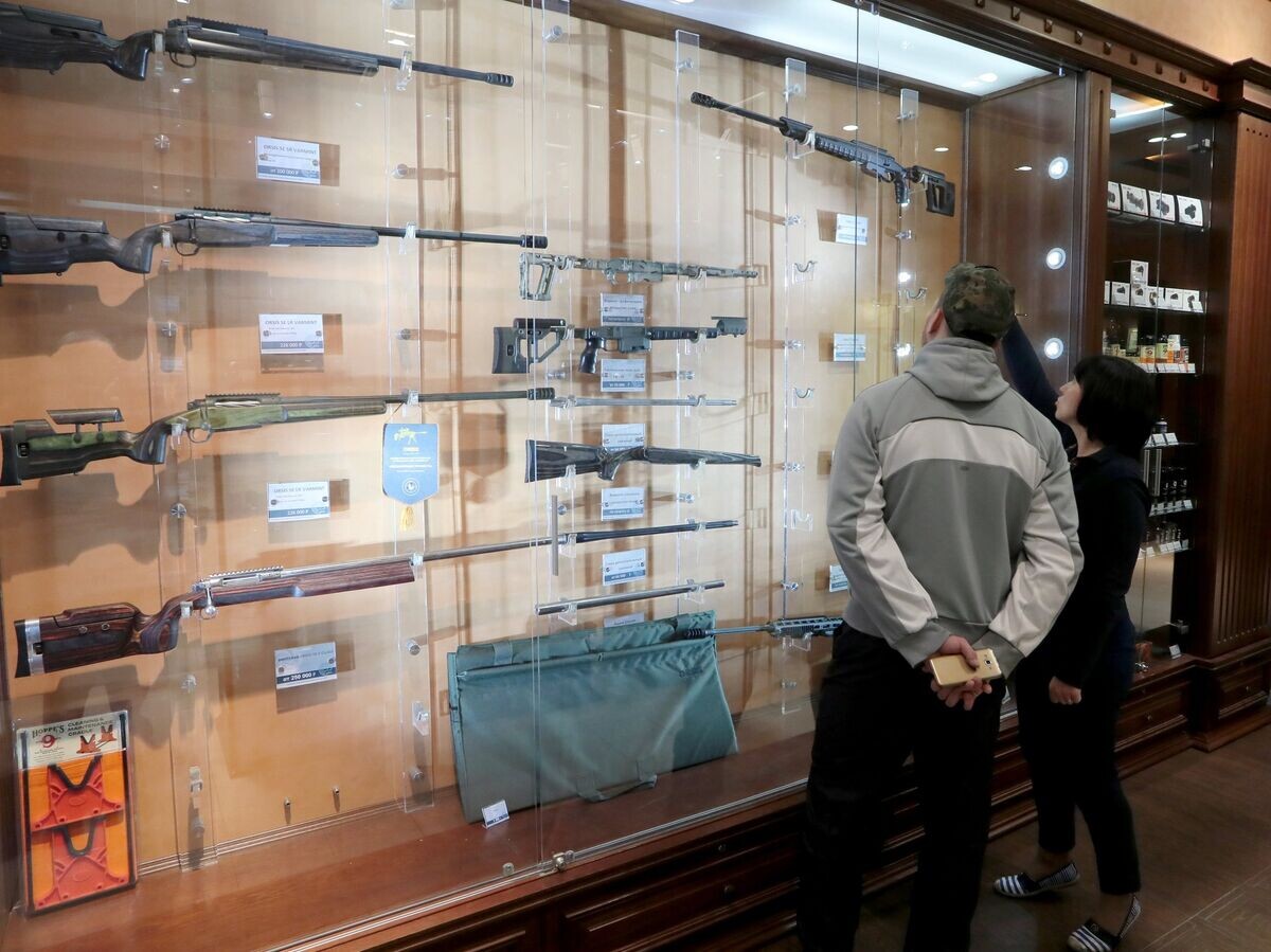    Оружейный магазин в Москве© РИА Новости / Виталий Белоусов