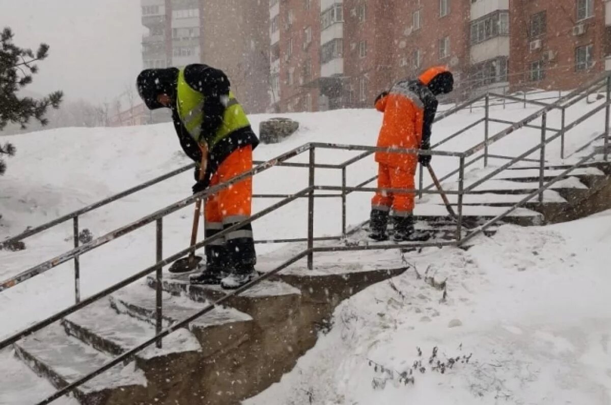    Названы районы Ростовской области, где хуже всего убирали снег
