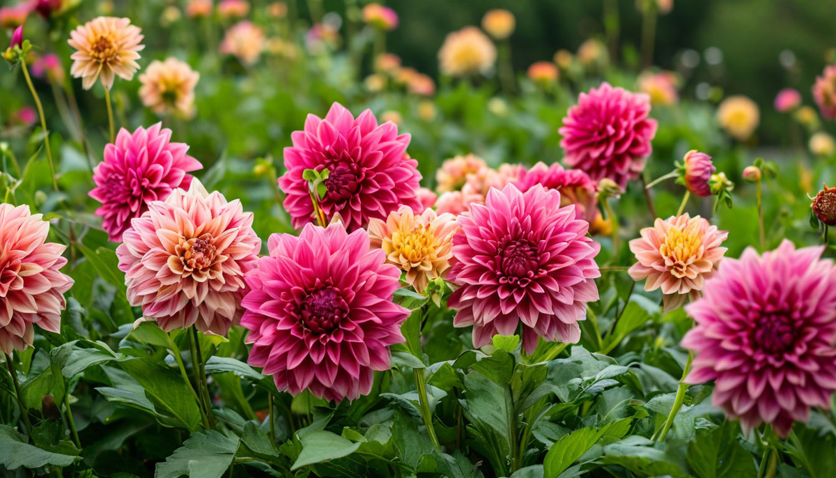 Георгины: Яркие Гиганты