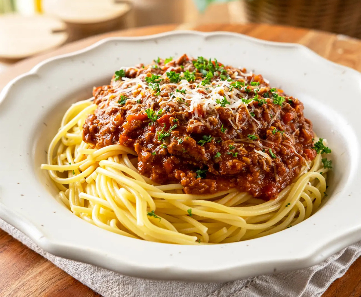 Соус с фаршем для спагетти