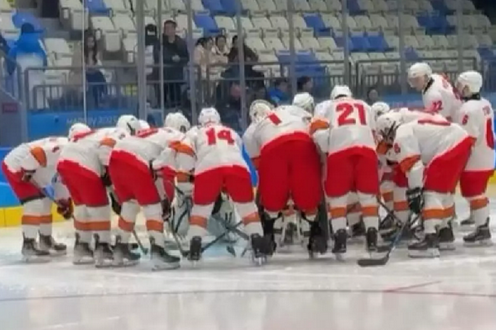 Фрагмент матча Кыргызстан-Бахрейн. Фото с сайта vesti.kz