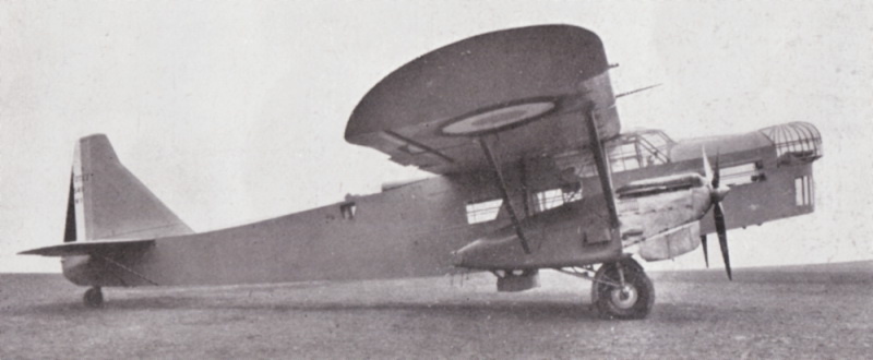 Aircraft Potez 540 (2 engines Hispano-Suiza 650 HP)