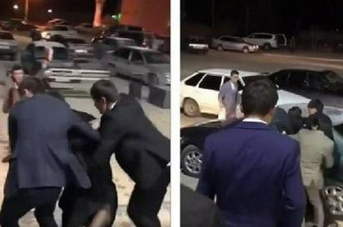 Похищение невесты в Туркестанской области. Скриншот из видео
