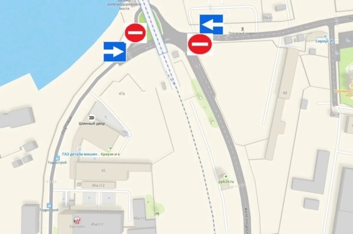    Через две недели на Портовой введут одностороннее движение