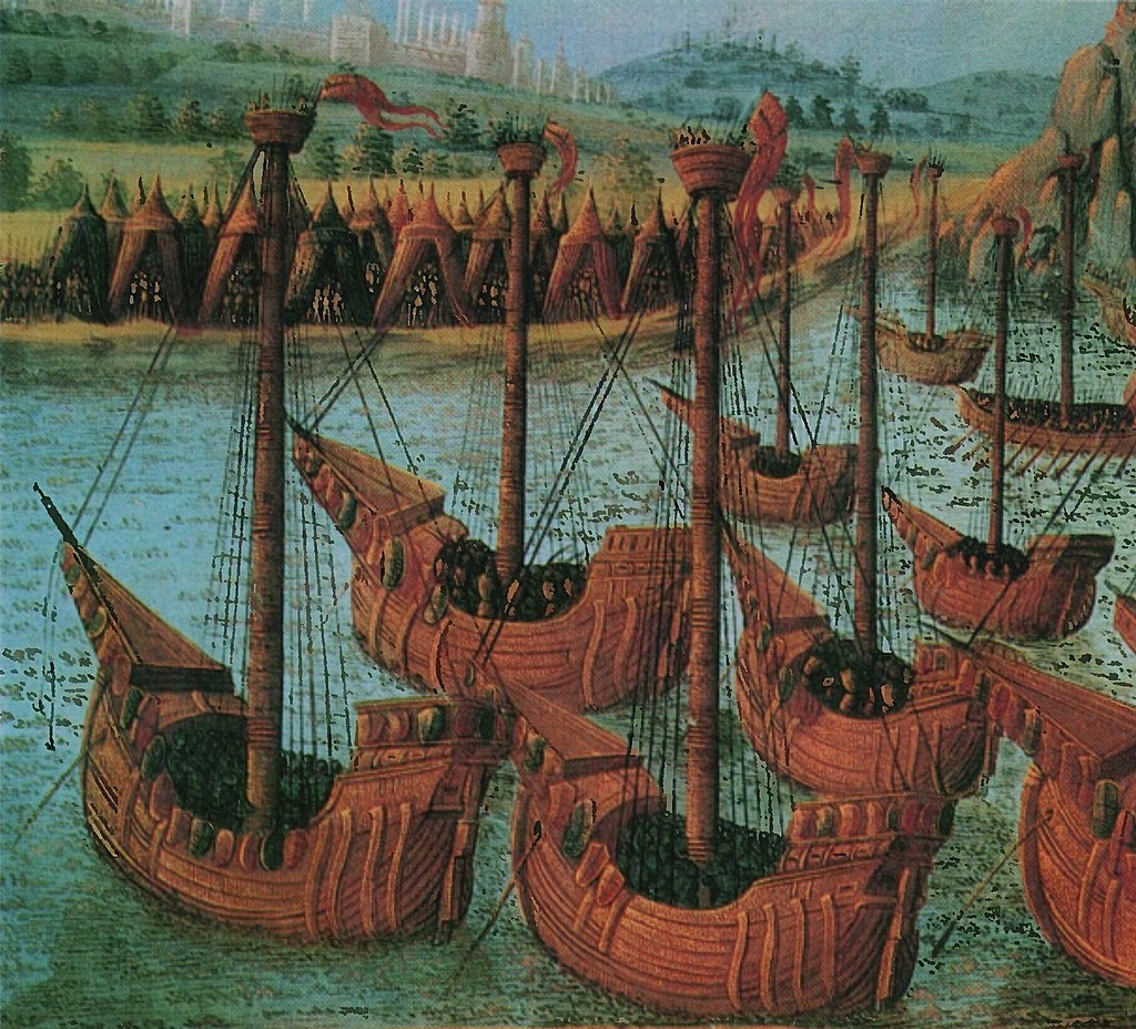 Крестоносцы плывут к Константинополю. А планировали к Иерусалиму