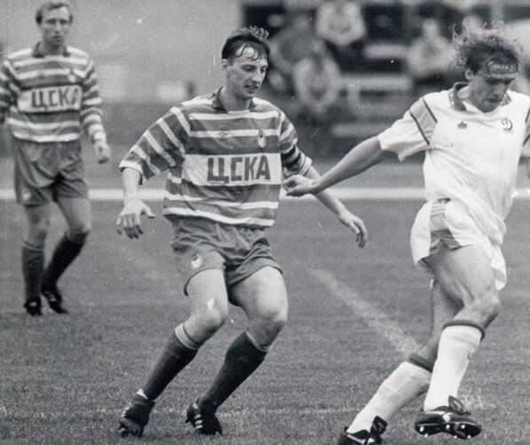 Чемпионат СССР 1991 года. Дмитрий Кузнецов (ЦСКА) против Сергея Юрана (Динамо Киев)