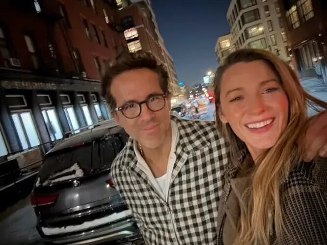 Райан Рейнольд и Блейк Лайвли
Соцсети Райана Рейнольдса