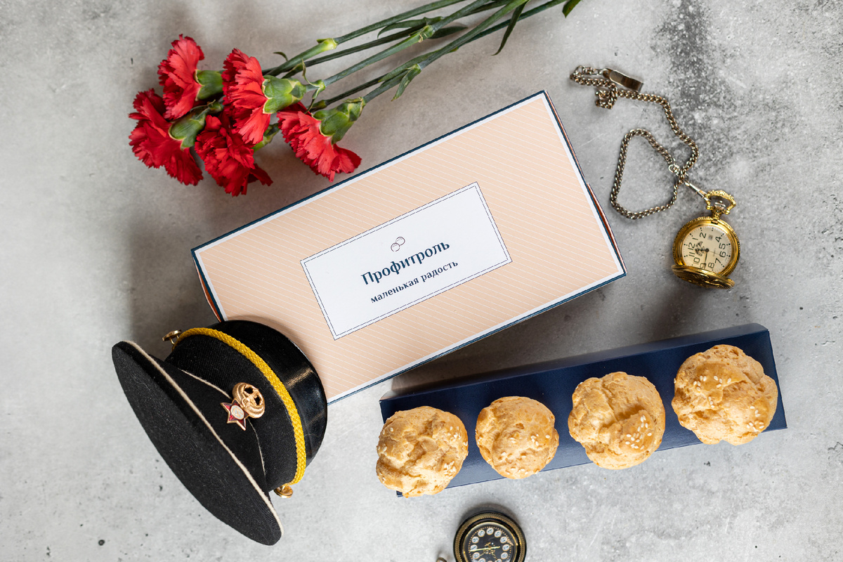 Оригинальный и вкусный подарок - набор закусочных профитролей от profitroli-spb.ru