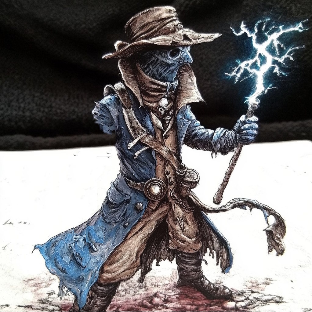 Чумной доктор изобретатель 