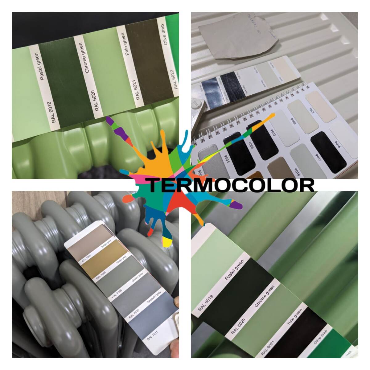 Примеры наших работ в рамках палитры RAL Classic