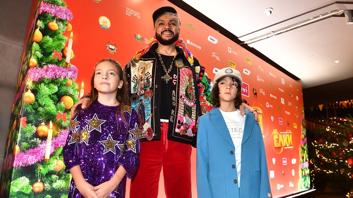    Филипп Киркоров с детьми