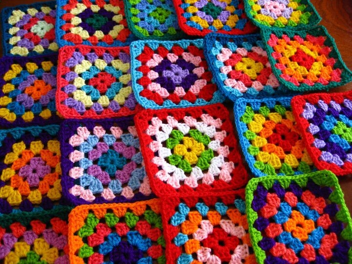 Бабушкин квадрат: искусство вязания крючком