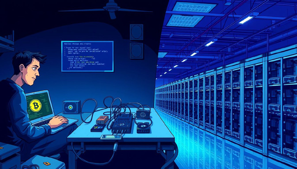 Эволюция майнинга: от ноутбука до ASIC-фермы"