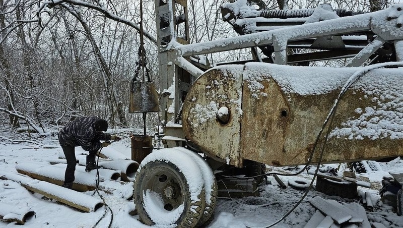    Подрядчик работает на объекте несмотря на погодные условия Фото: администрация Предгорного округа