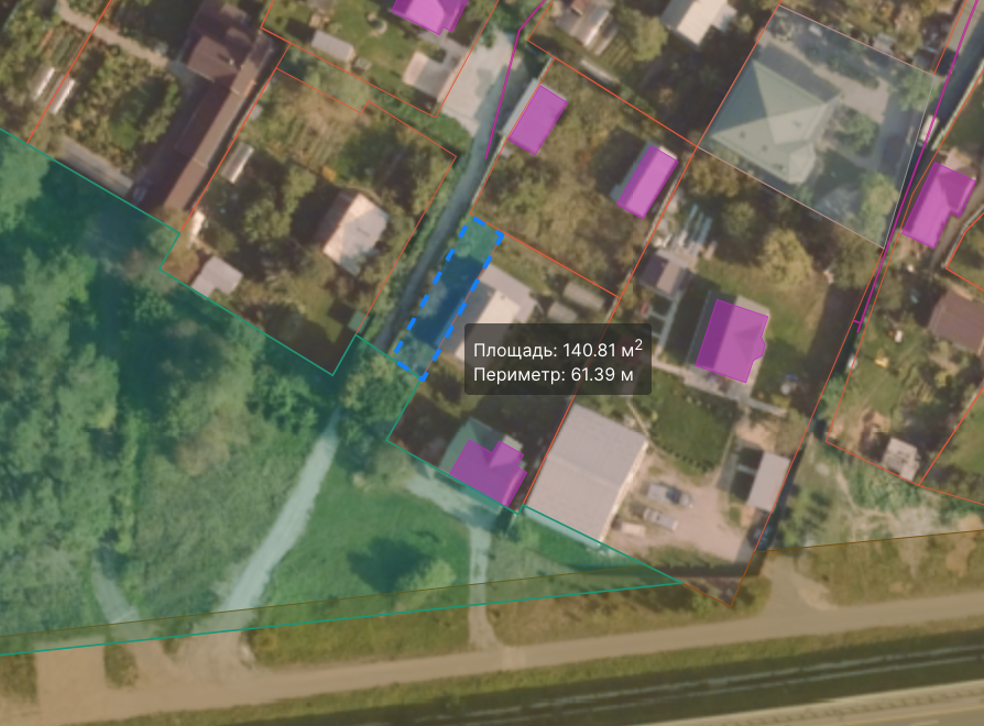 Если дом выходит за границу по ЕГРН, тогда его не получится оформить в собственность.