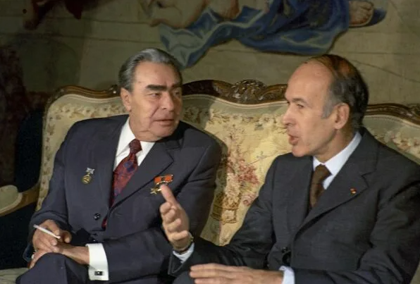 Брежнев и д' Эстен