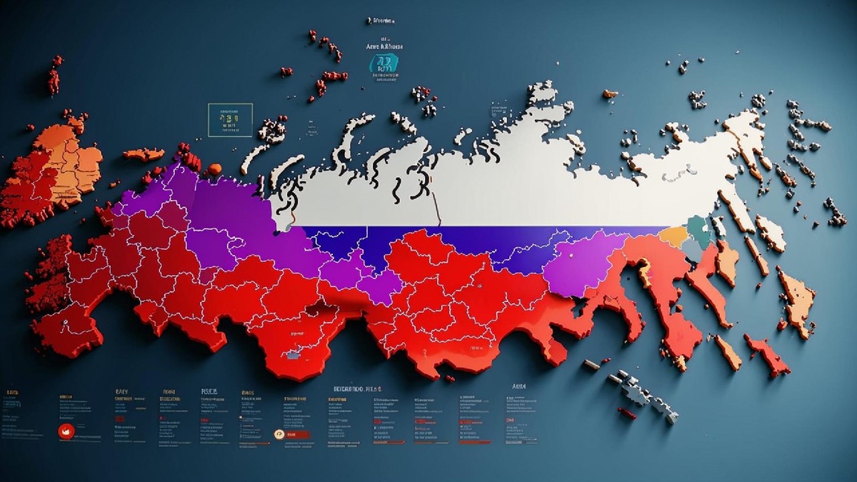 Топ-20 регионов России с наибольшим количеством вакансий»