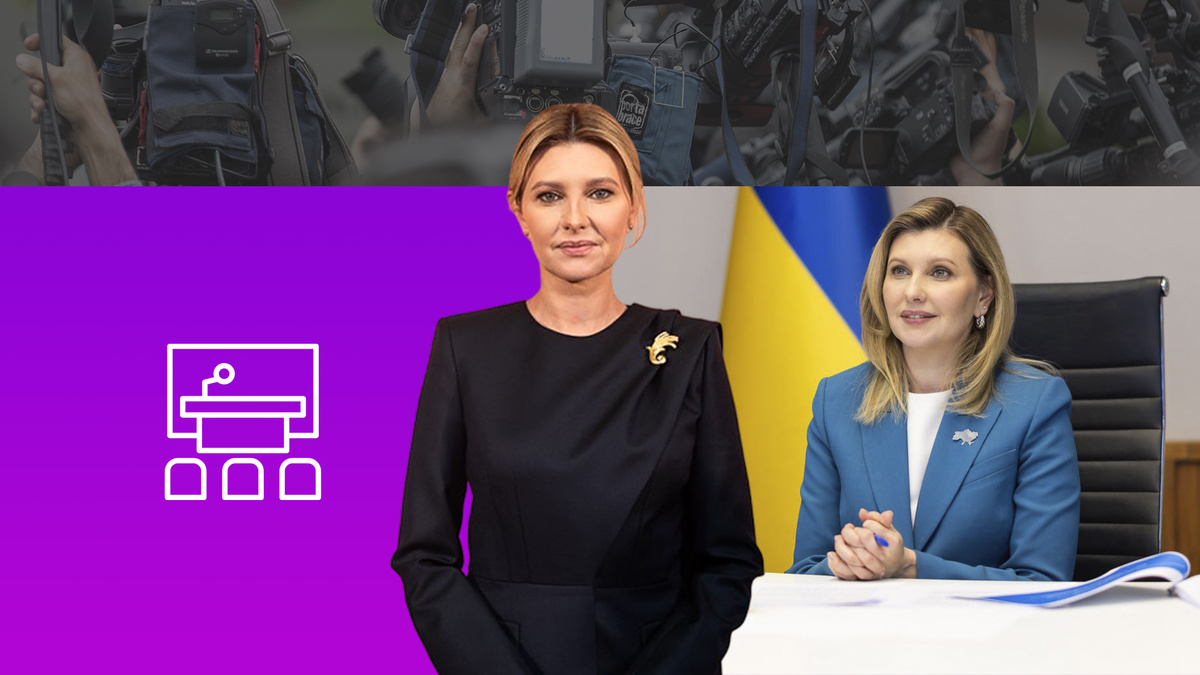 Коллаж 78.ru: t.me/FirstLadyOfUkraine, wikimedia.org/President.gov.ua, freepik.com/freestockcenter, flaticon.com/Designing Hub