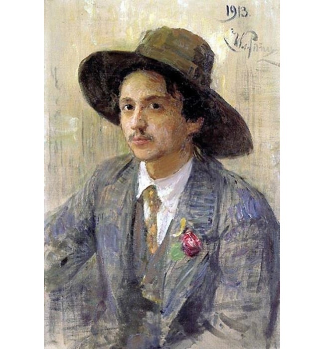 Бродский И. И. "Автопортрет". 1913 год.