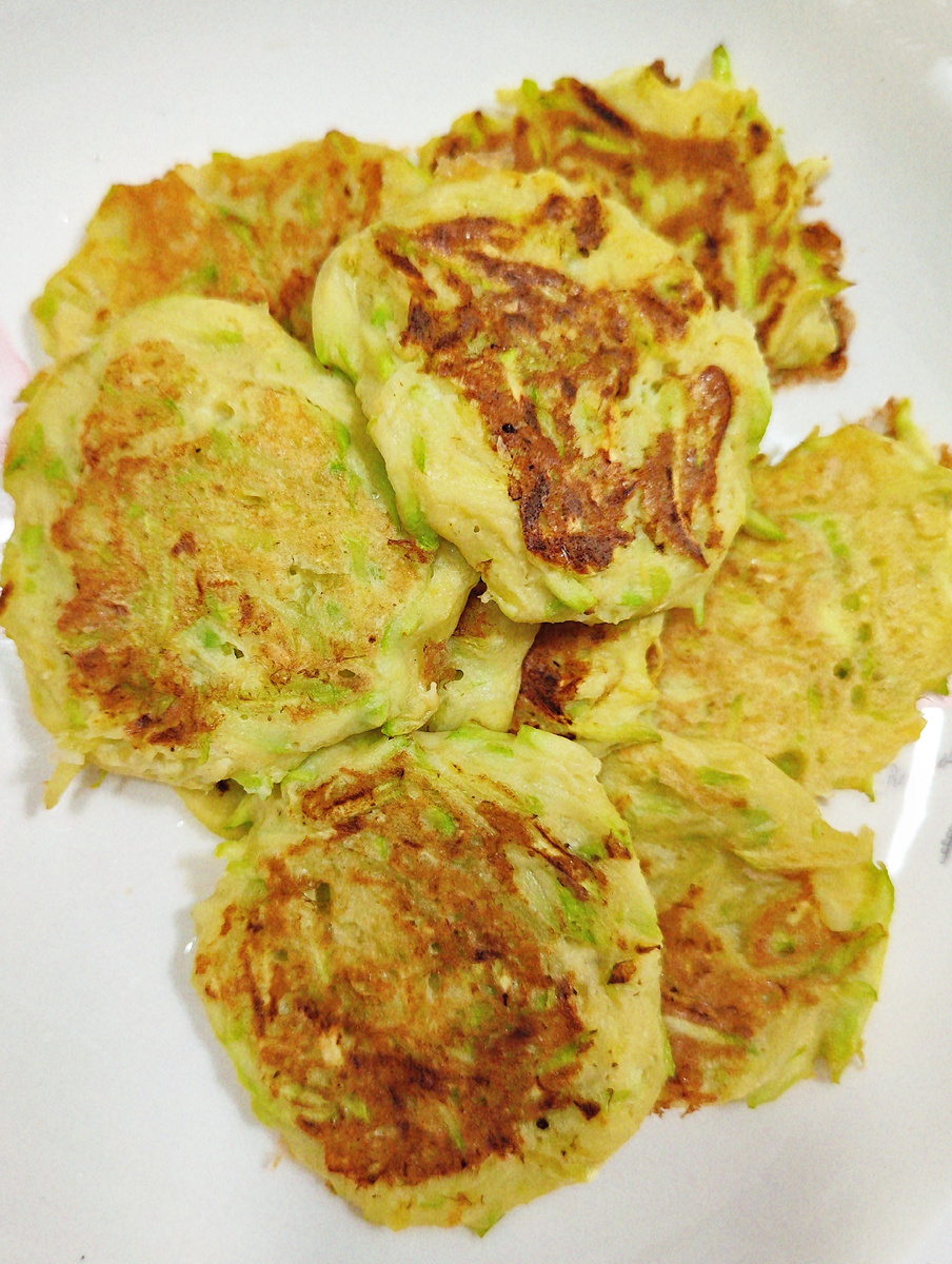 Кабачковые оладьи