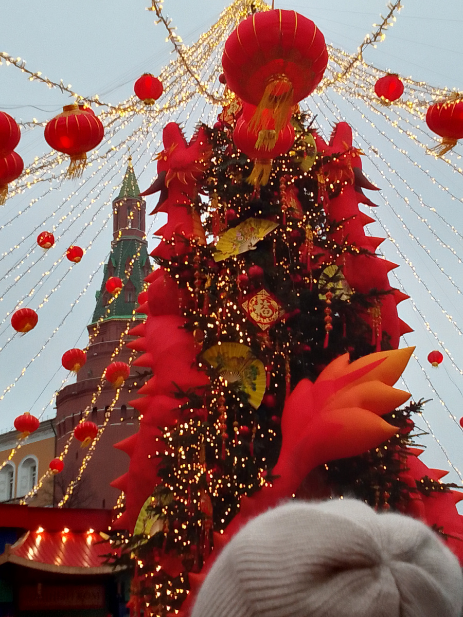 драконы и фонарики