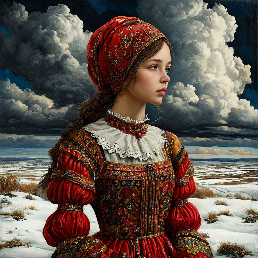 От жирных тёмных понабухших туч пора уйти... Изображение от ИИ Шедеврум